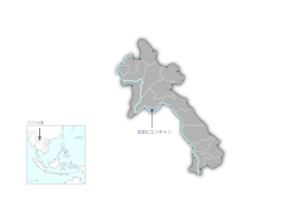 国立大学工学部情報化対応人材育成機能強化プロジェクトの協力地域の地図