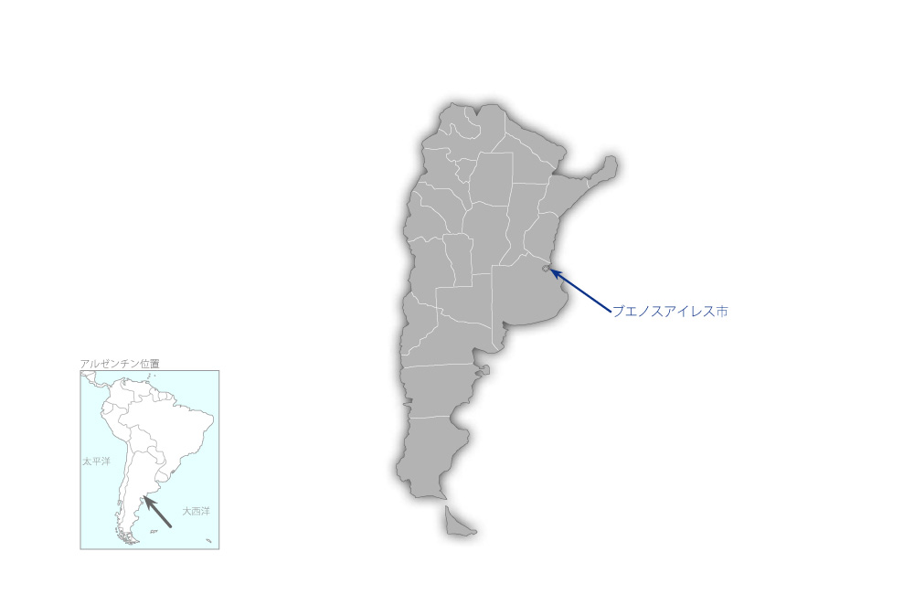 先進的地質リモートセンシングの協力地域の地図