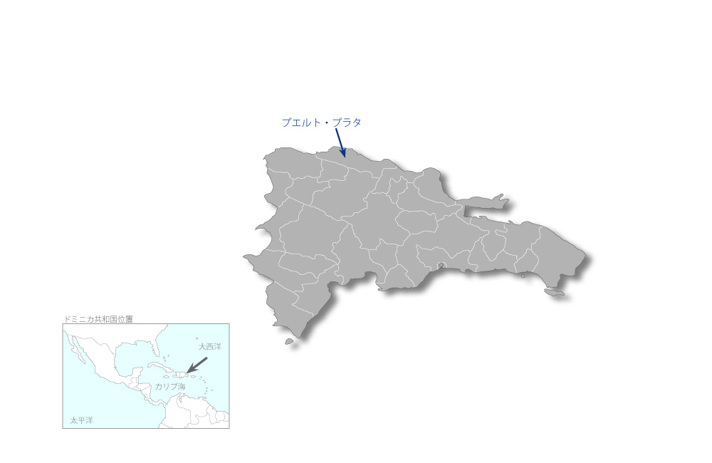 官民協力による豊かな観光地域づくりプロジェクトの協力地域の地図