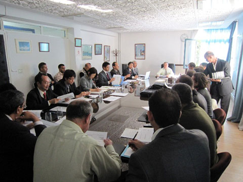 JCC（合同調整委員会）が開催され、チュニジア、日本の関係者が一堂に会し、本プロジェクトが本格的に始動した。