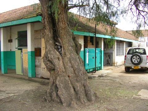 既存のナイロビ中央保管庫（協力実施前撮影）