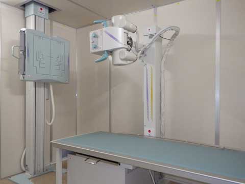 協力実施後の国立病院（アンドン病院）X線検査室