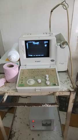 協力実施前の州病院（タケオ病院）超音波断層装置