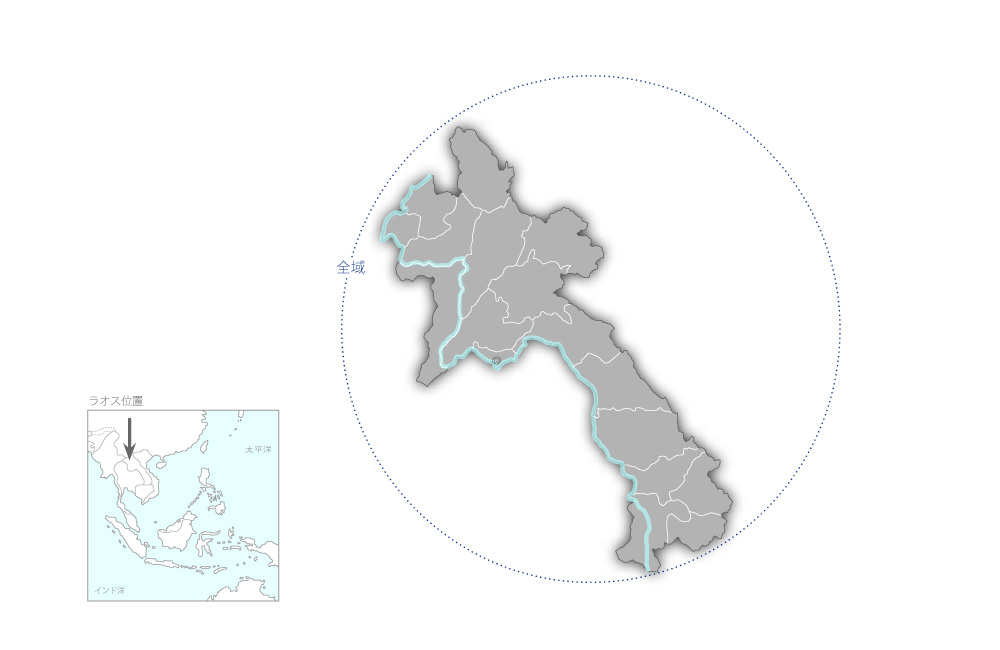 幹線道路周辺地区等の安全確保計画の協力地域の地図