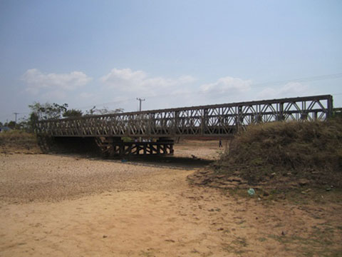 国道11号線対象橋梁（写真2の協力実施前）