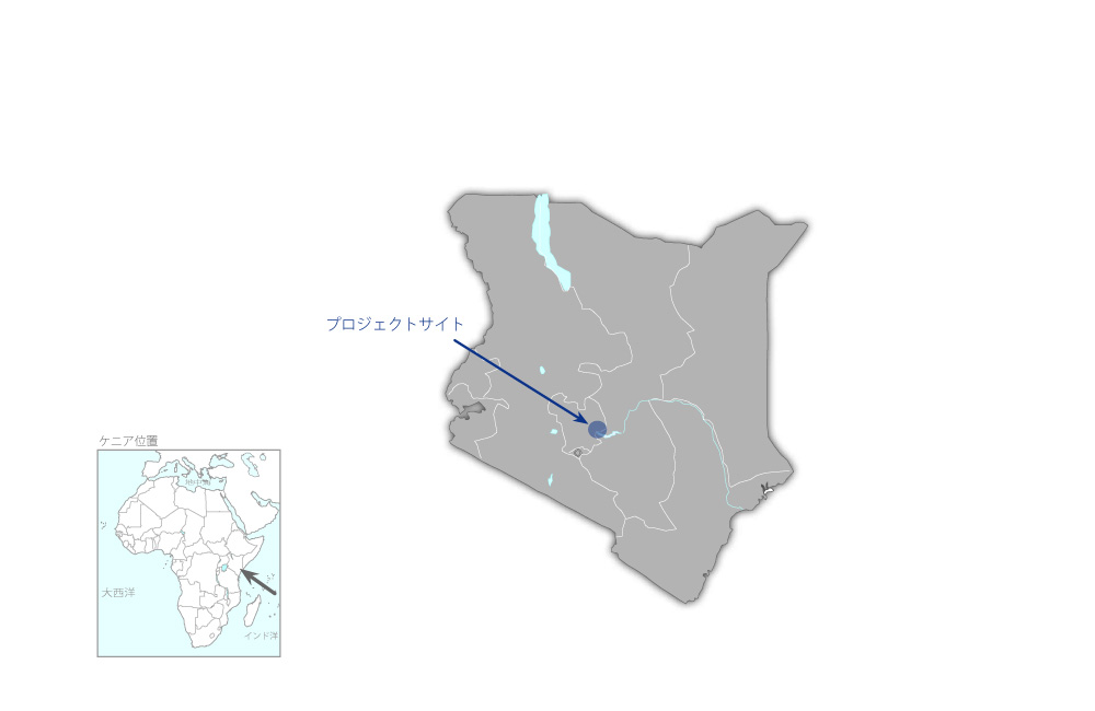テーラーメード育種と栽培技術開発のための稲作研究プロジェクトの協力地域の地図