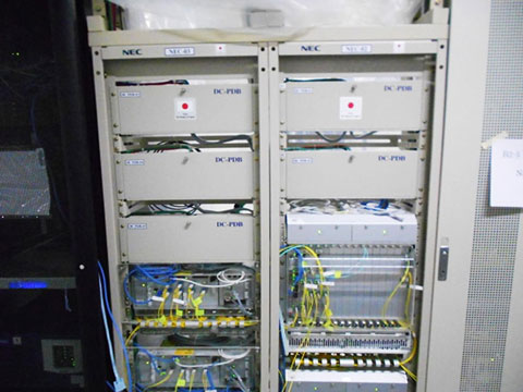 【協力実施後】ITMC局舎内基幹通信網、メトロネットワーク冗長化スイッチシステム構成（ヤンゴン）