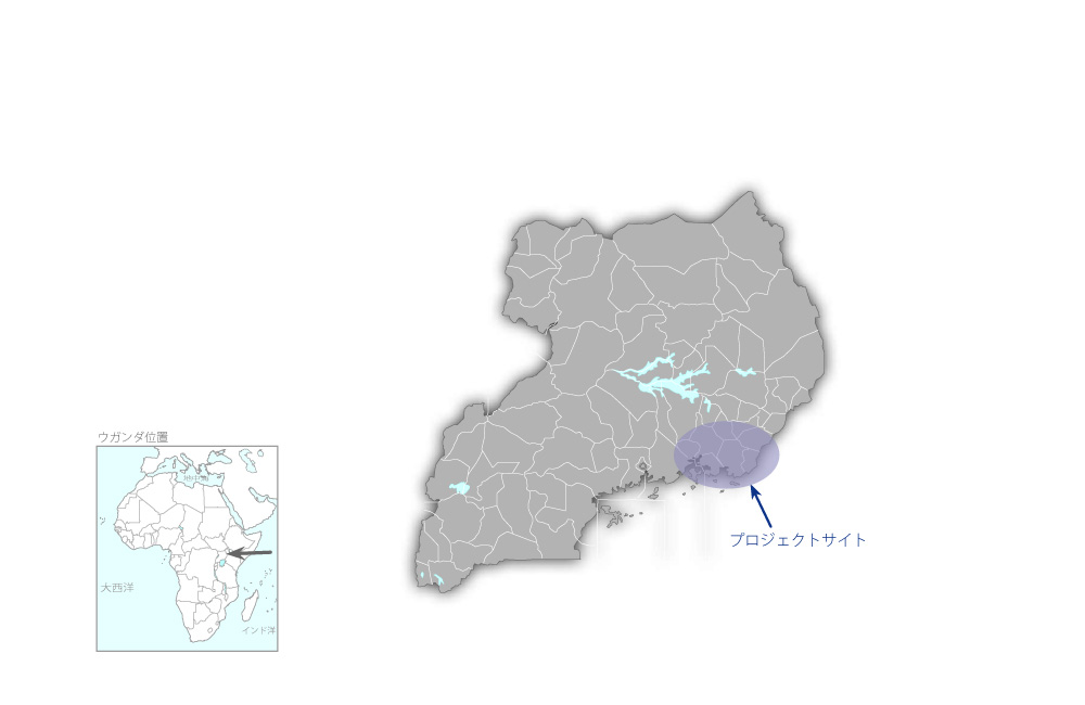 第三次地方電化計画の協力地域の地図