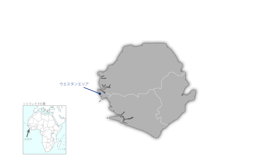 配電網緊急改修計画の協力地域の地図