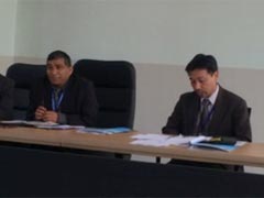合同運営委員会委員長とJICAネパール事務所長