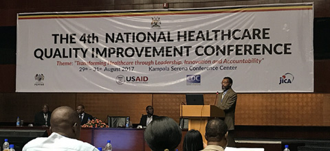 第4回National Quality Improvement Conference:タンザニアのムベヤ病院元院長による基調講演