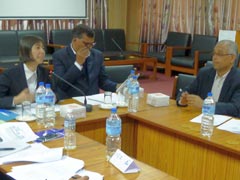 会議ではJICAネパール事務所長も参加し、情報発信をしました。