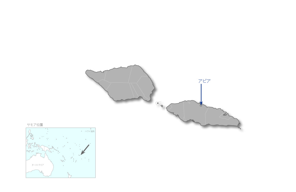 ヴァイシガノ橋架け替え計画の協力地域の地図