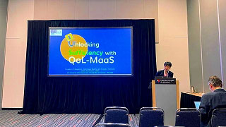 世界交通学会でQOL-MaaSについて発表するタイ人中部大博士課程JICA長期研修員