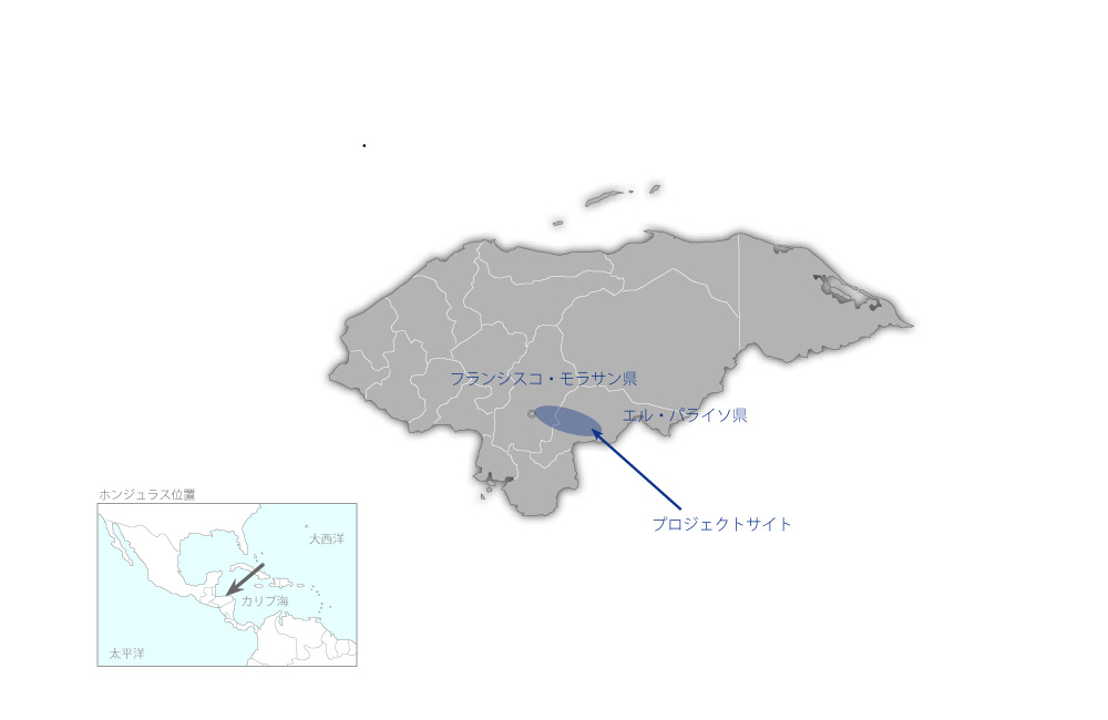 国道六号線地すべり防止計画の協力地域の地図