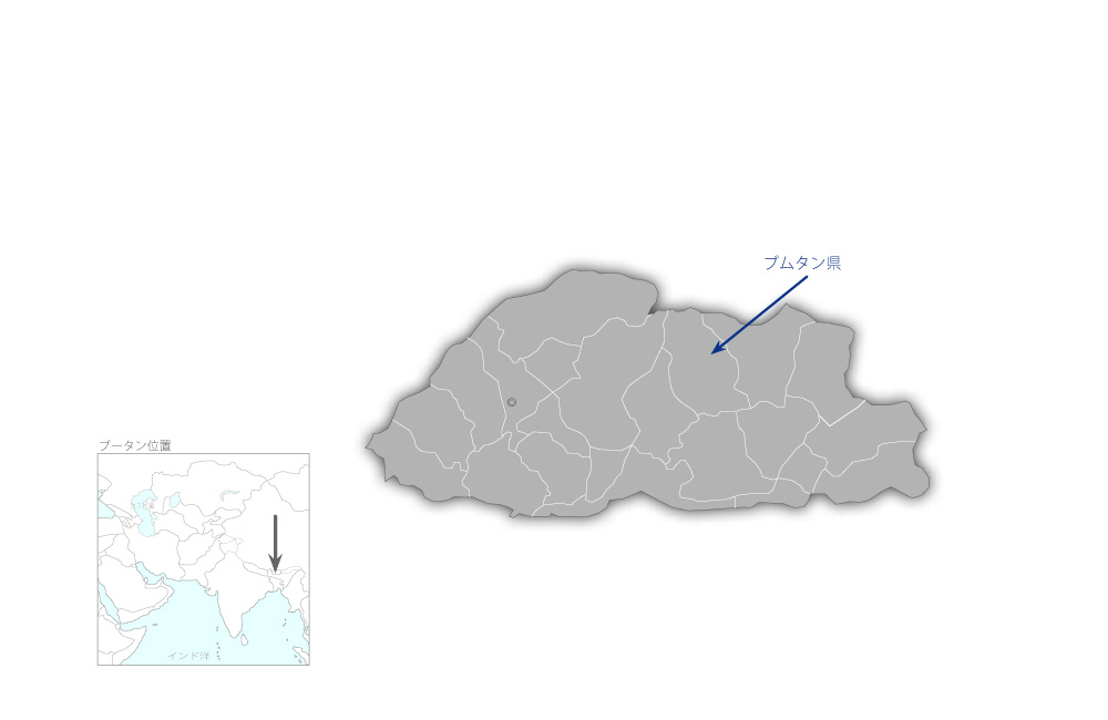 災害用緊急時移動通信網整備計画の協力地域の地図