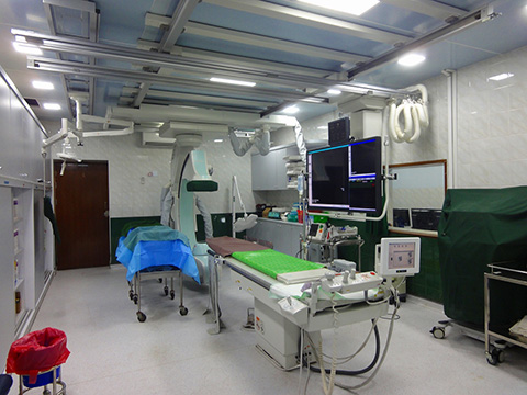 (協力実施前)ヤンゴン総合病院　循環器内科病棟の様子