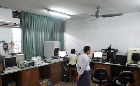 (協力実施前)ヤンゴン総合病院の関連部門が保有する機材