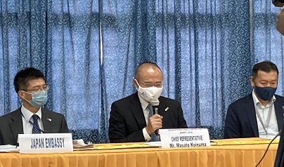 第1回JCCでの、JICA代表のスピーチ