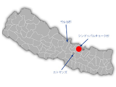 シンドパルチョーク郡位置図。出展：JICA ODA見える化サイト（注3）