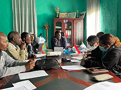 Active discussions over the topics on climate change and impact on agriculture and forestry in Dawo District