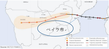 サイクロン・シャレーンの進路