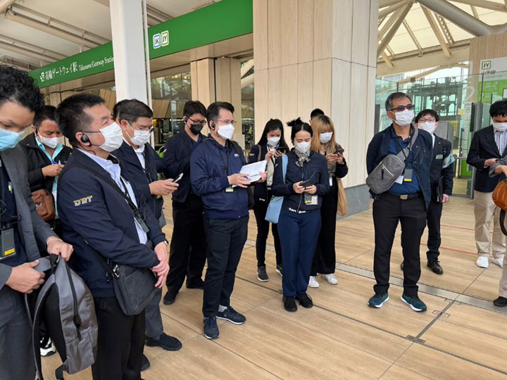 高輪ゲートウェイ駅への視察