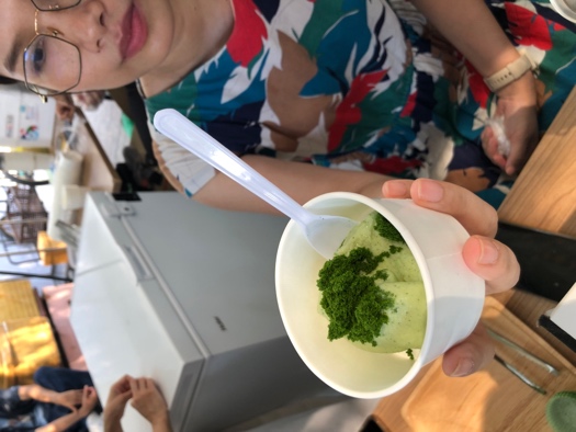 Duckweed (Wolffia) ice cream