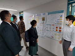 Observation training of Bioplastic production technology at Matsumoto Laboratory, Hokkaido University