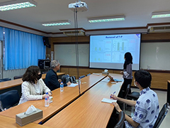 Research briefing at Khon Kaen Univ.
