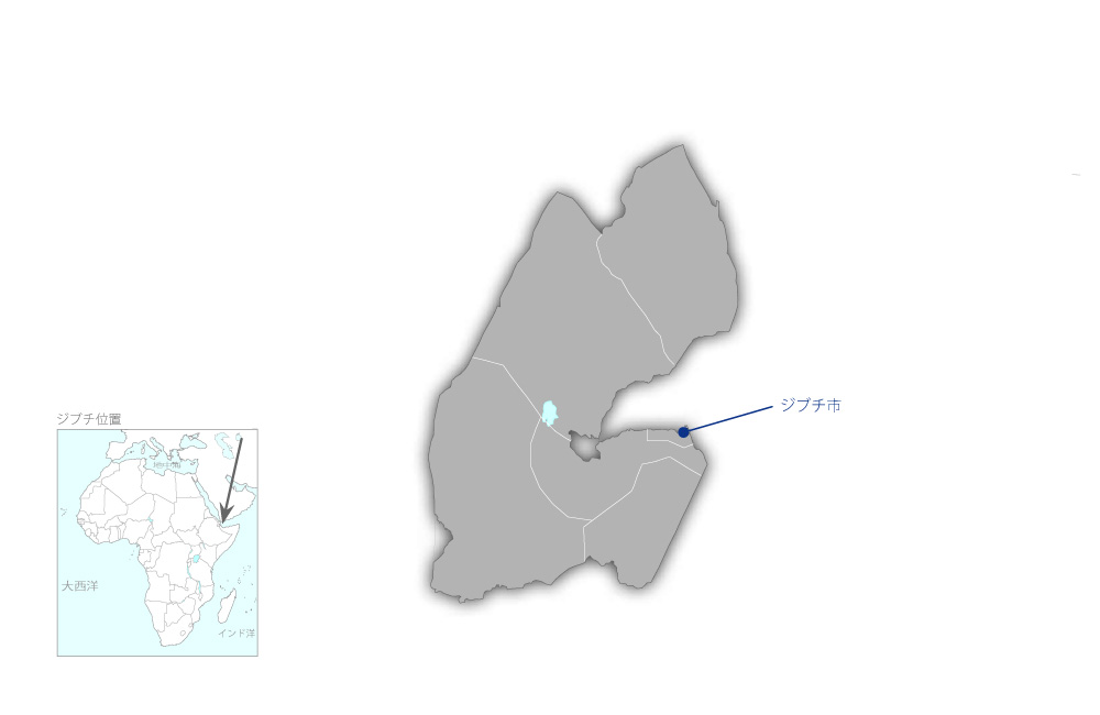 海上保安能力向上計画の協力地域の地図