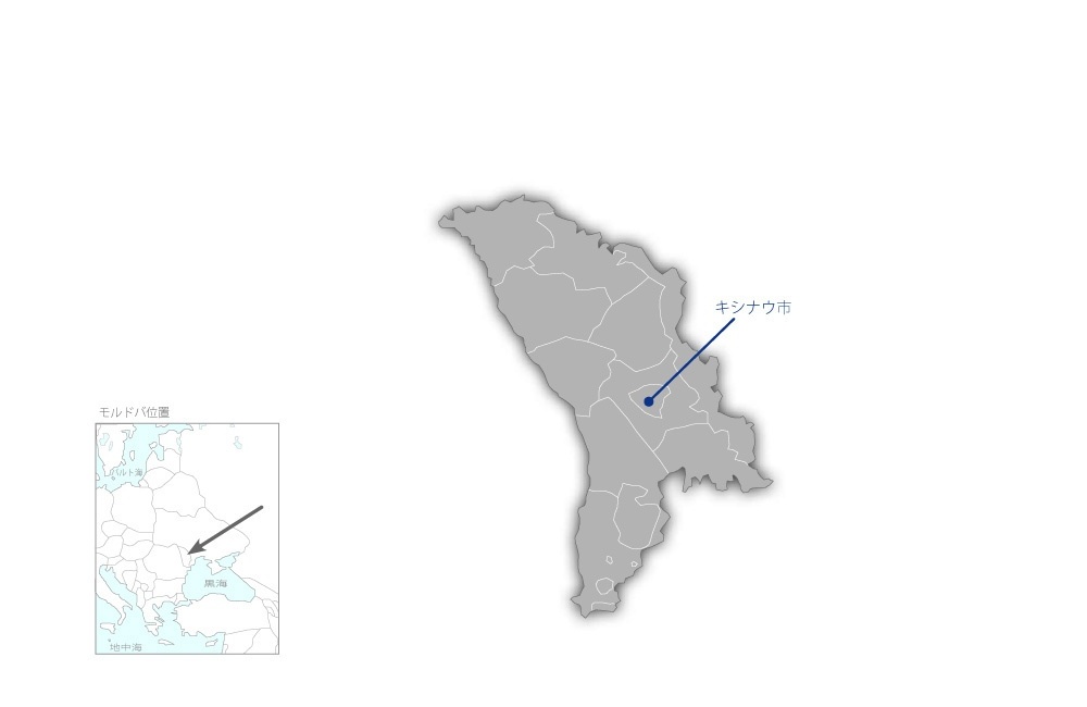 国立図書館デジタル化機材整備計画の協力地域の地図