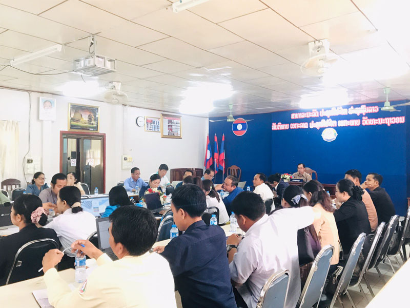 Budget and Planning Trainings by DOPF （Attapeu Province）