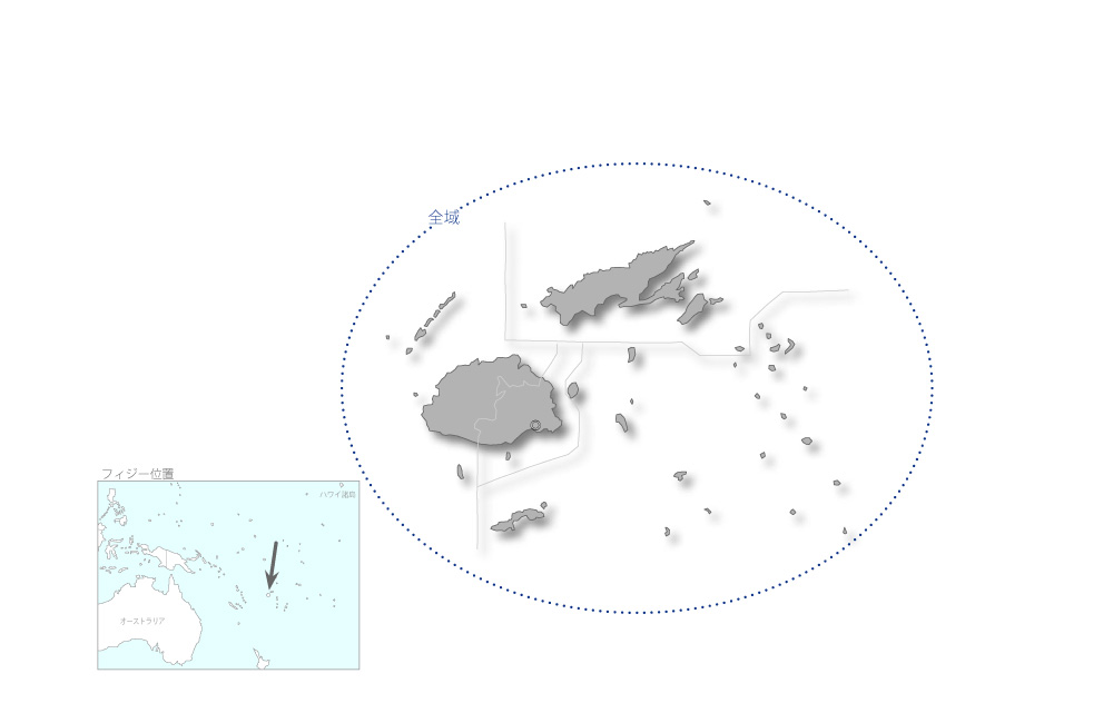 生活習慣病対策プロジェクトフェーズ2の協力地域の地図