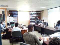 Presentation of the action plan to the project team
