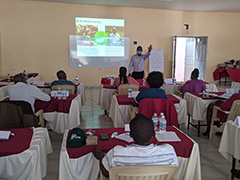 Mr Orangi explained the 4-day programme at the workshop