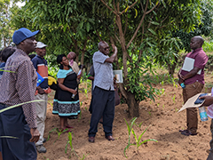 SHEP farmer group visit