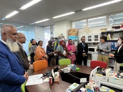 Visit to Visiting Nursing Station, Japan Visiting Nursing Foundation