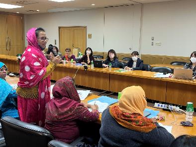 Q&A session at Kobe City College of Nursing