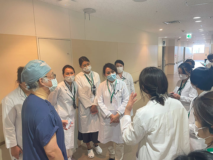 聖隷浜松病院の視察の様子