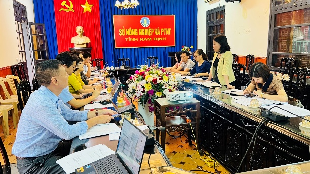 PPMU会議の様子（ナムディン省）
