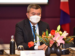 Dr. Acharya, Secretary General of the National Institute of Emergency Medicine (NIEM), Thailand, as the chairman of the meeting, delivered his opening remarks.