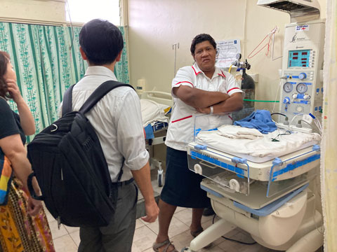 【フィジー】Savusavu地区病院分娩室の様子（2023年8月1日）