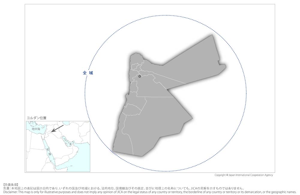 ゼロ・エネルギー・ビル及びゼロ・エネルギー・ハウス導入促進プロジェクトの協力地域の地図