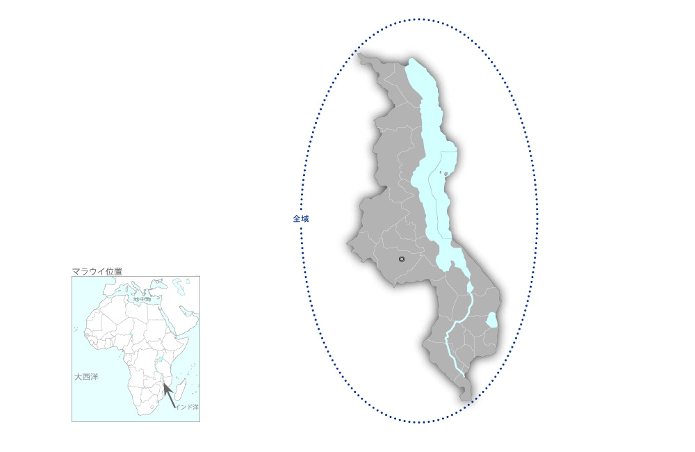 新型コロナウイルス感染症危機対応緊急支援計画の協力地域の地図