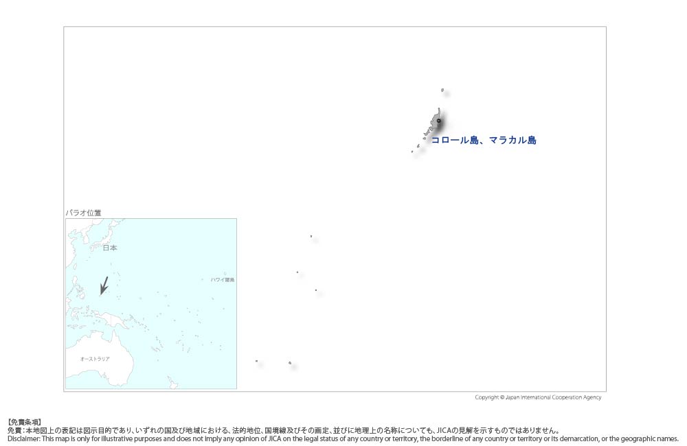 ミナト橋架け替え計画の協力地域の地図