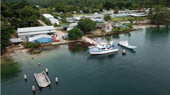 NFC臨海施設全体写真（海側：北西側より撮影）