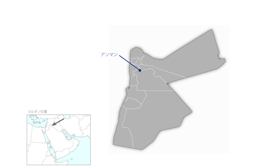 情報処理技術向上の協力地域の地図