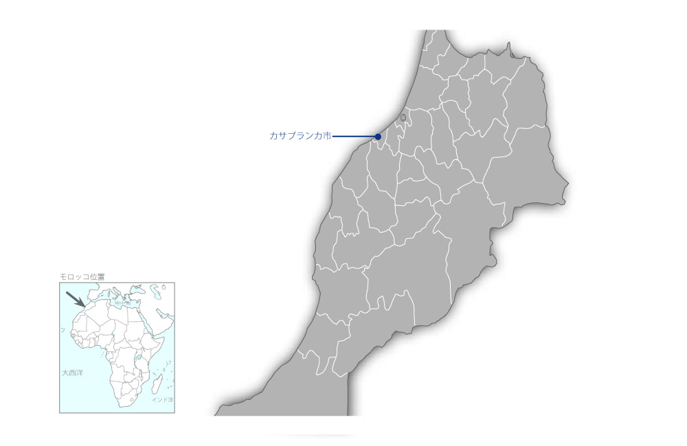 漁業調査船建造計画の協力地域の地図