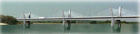 橋の完成予想図